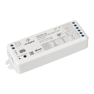 Контроллер SMART-TUYA-BLE-MULTI-SUF 12-24V 5x3A RGB-MIX RF arlight 033001