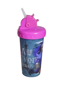 Monster High Стакан с крышкой пластиковый стерео Au Revoir (285мл)