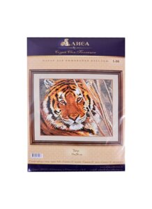 Набор для вышивания крестом Тигр (1-08) (35х18 см) (упаковка) (Алиса)