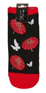 Носки Аниме Японский зонтик и бабочки (36-39) (текстиль)