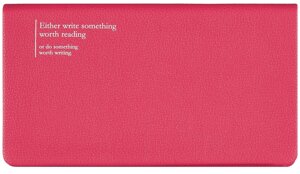 Планинг дат. 2024г. 64л "Prague" розовый, карманный, иск. кожа, интегр. переплет, тонир. блок, шелкограф, ляссе