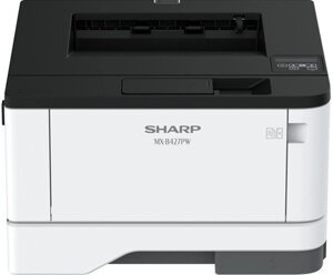 Принтер лазерный черно-белый Sharp MXB427PWEU A4-40 стр/мин, сетевой кассета на 234 листа +дуплекс, стартовый тонер-картридж (на 3 000 отпечатков),