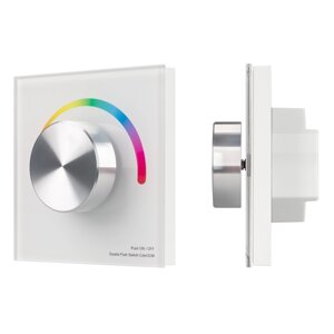 Роторная панель SMART-P8-RGB-G-IN white 12-24V 3x4A rotary RF arlight 033764