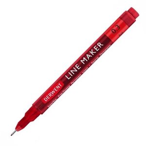 Ручка капиллярная Graphik Line Maker 0.3 красный