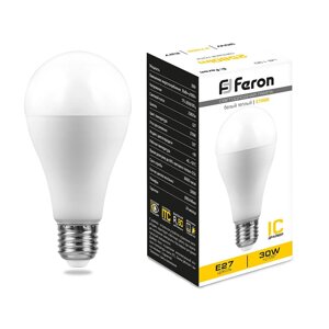 Светодиодная лампа Feron A80 30W 2580Lm 2700K E27 38194