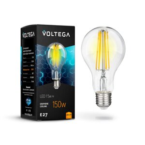 Светодиодная лампа Voltega CRYSTAL Шар 15W 1450Lm 2800K E27 7104