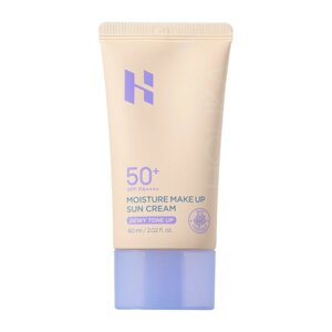 Увлажняющая база под макияж с тонирующим эффектом Moisture Make Up Sun Cream Dewy Tone Up SPF 50+ PA