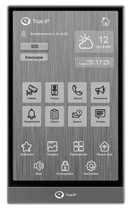 Видеодомофон True IP Systems TI-4107LB на базе ОС Android, вертикальный, сенсорный экран 8, POE, многофункциональность и управление Умным домом.