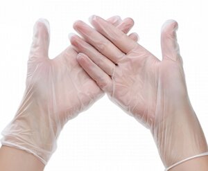 Виниловые неопудренные перчатки M Стандарт