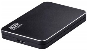 Внешний корпус AgeStar 31UB2A18 (BLACK) для 2.5" SATA, USB 3.1, алюминий, черный