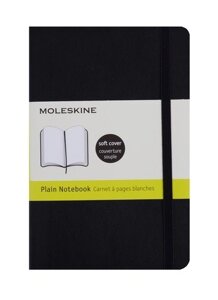 Записная книжка А6 96л "CLASSIC SOFT Pocket" нелинов. блок, черн., тв. обл., инд. уп., Moleskine