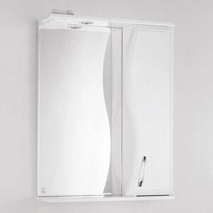 Зеркало-шкаф Style Line Панда 60 правый белый, с подсветкой