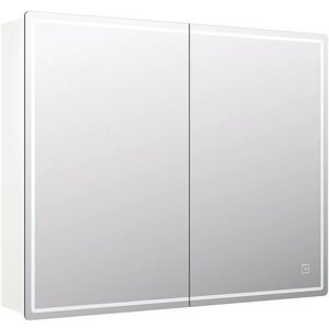 Зеркало-шкаф Vigo Geometry 100 белый с подсветкой