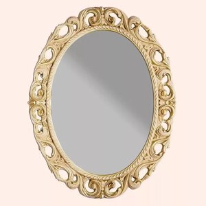 Зеркало в ванную Tiffany World 72 см (TW03642avorio/oro)