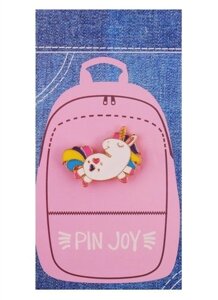 Значок Pin Joy Единорог с разноцветной гривой (металл) (12-08599-002)
