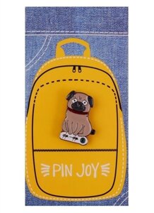 Значок Pin Joy Мопс фр-фр (металл) (12-08599-012)