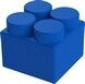 Элемент кубический (6х6 см) синий