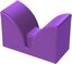 Элемент V-образный (3х6 см) фиолетовый