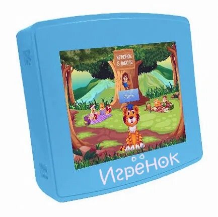 Настенный игровой терминал Игрёнок Wall 19" Голубой + Игрёнок исследует океан