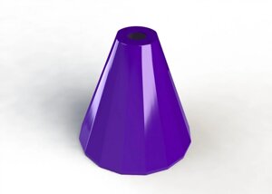 Основание для стульев и столов непрозрачное усиленное, цвет фиолетовый
