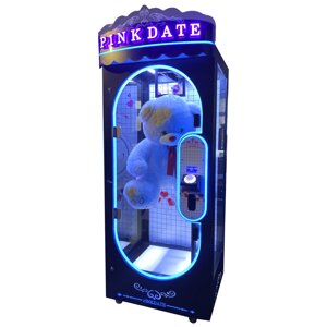 Призовой автомат ножницы "PINK DATE"Чёрный) Новинка с монетоприемником и терминалом безналичной оплаты