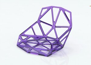 Сидение для стульев прозрачное, цвет фиолетовый