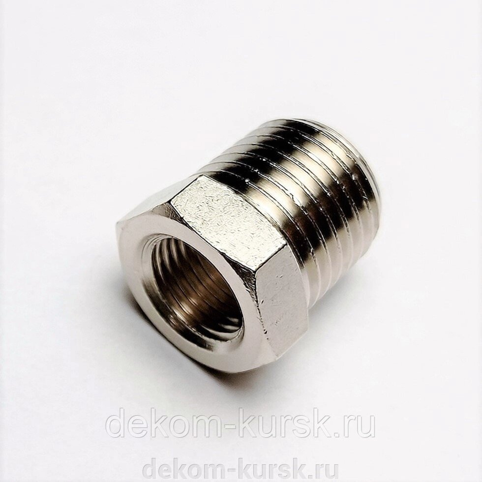 Фитинг пневматический Футорка 1/4"-1/8" Camozzi 2530 от компании Сервисный центр "Деком" - запчасти насосов, компрессоров, инструмента - фото 1