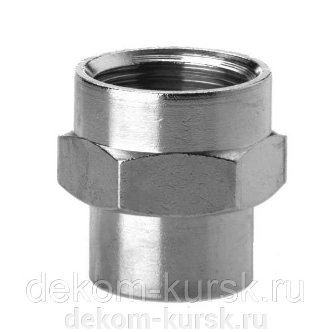 Фитинг пневматический Муфта 1/2"-3/8" Camozzi 2553 от компании Сервисный центр "Деком" - запчасти насосов, компрессоров, инструмента - фото 1