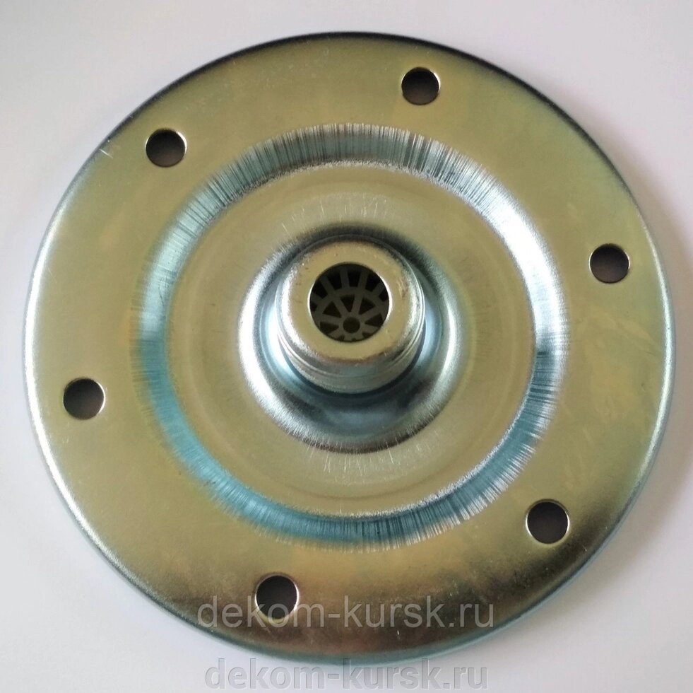Фланец гидроаккумулятора Unipump ф154мм со штуцером 1" оцинкованный от компании Сервисный центр "Деком" - запчасти насосов, компрессоров, инструмента - фото 1
