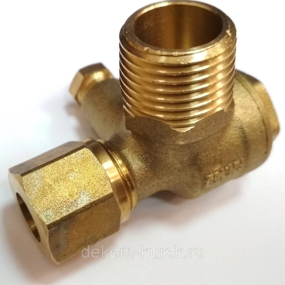 Клапан обратный 1/2" 9048053 компрессора PolePosition 221 ABAC, Fubag от компании СЦ "Деком" - недорогие запчасти для насосов, компрессоров, инструмента - фото 1