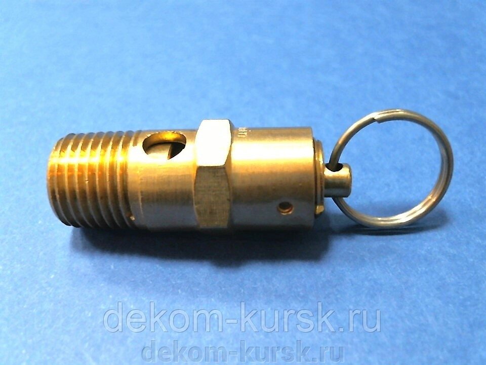 Клапан предохранительный Fubag компрессора ABAC, 1/4", 10 bar от компании Сервисный центр "Деком" - запчасти насосов, компрессоров, инструмента - фото 1