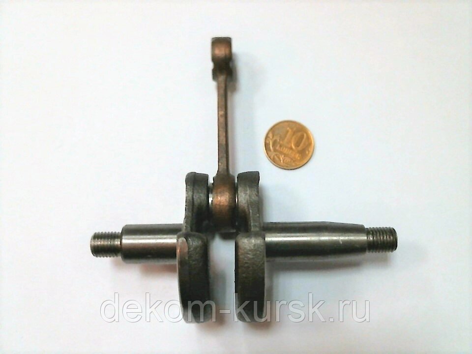 Механизм кривошипо-шатунный бензокосы Калибр БК-750/750+Д.28 (коленвал и шатун) в сборе от компании Сервисный центр «ДЕКОМ» - фото 1