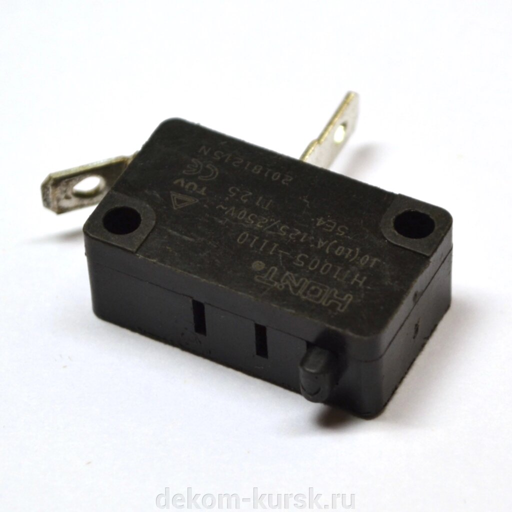 Микровыключатель Калибр триммера ЭТ-1400, ЭТ-1500, ЭТ-1100, HT10055-1110 от компании Сервисный центр "Деком" - запчасти насосов, компрессоров, инструмента - фото 1