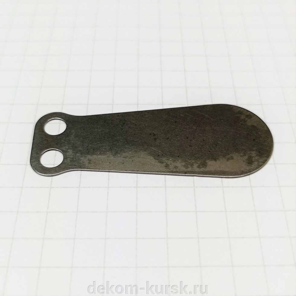 Пластина клапана Калибр компрессора КМ-4200/100РМ; КМ-5650/160Pм; КМ-5700/160РМ Лепесток короткая от компании Сервисный центр "Деком" - запчасти насосов, компрессоров, инструмента - фото 1