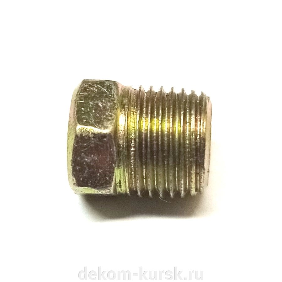 Пробка Калибр компрессора КМ-2300/50Р/100Р КМ-2200/50Р/100Р КМ-2100/50РУ слива масла НР1/8" от компании Сервисный центр "Деком" - запчасти насосов, компрессоров, инструмента - фото 1