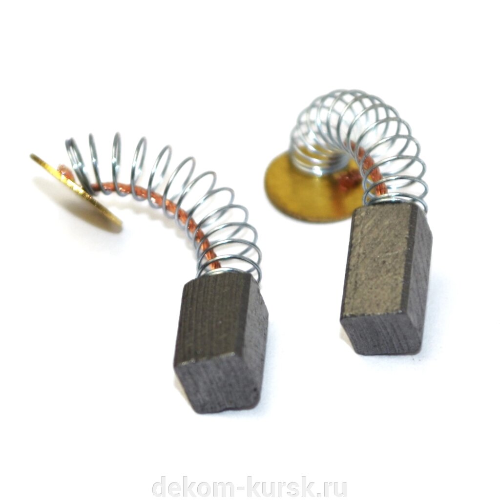 Щётки графитовые Калибр электроточила ТЭ+ВГ-150н Dremel ЭНКОР угольные 5х5х10мм пара 2шт от компании Сервисный центр "Деком" - запчасти насосов, компрессоров, инструмента - фото 1