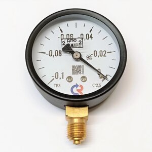 Вакуумметр -0,1-0 МРа 63мм 1/4" радиал ТВ-310Р