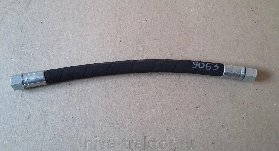 Трубка Т25-4616170 сливная ГУР РВД М20*1,5 - 450 мм S24 12-27,5 МПа, 2SN от компании НИВА-ТРАКТОР - фото 1