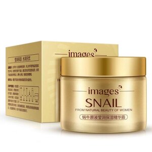 Крем для лица с вытяжкой улитки Snail Essence Moisturizing Cream IMAGES. Муцин улитки - улиточная слизь