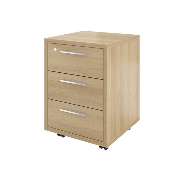 Тумба выкатная (3 ящика с замком) 450х450х600 (ДБ17_1+ДБ17_2) от компании Техно Инжиниринг - фото 1