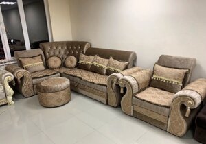 Угловой диван с креслом Марлен 5