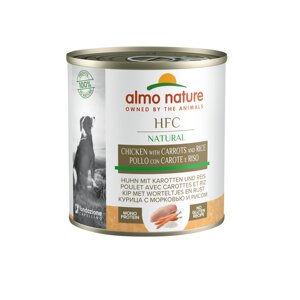 Almo Nature консервы для собак "Курица с морковью и рисом по-домашнему"3,36 кг)