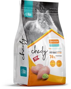 Chedy сухой корм для стерилизованных кошек, курица (1,5 кг)