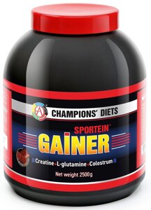 Гейнер sportein gainer, вкус шоколад, 2500 г, академия-т