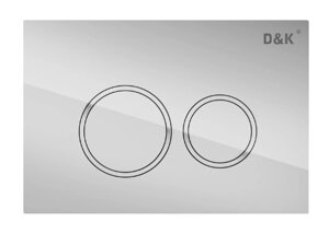Кнопка смыва D&K Rhein DB1529001 хром