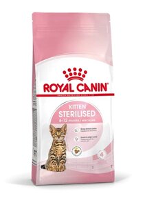 Корм Royal Canin корм сухой сбалансированный для стерилизованных котят до 12 месяцев (2 кг)