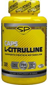 L-citrulline, 120 капсул, steelpower