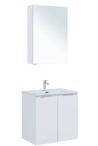 Мебель для ванной Aquanet Алвита New 70 2 дверцы, белая матовая