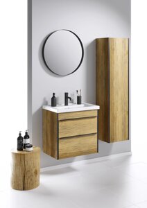 Мебель для ванной Aqwella Fargo 60 балтийский дуб подвесная/напольная