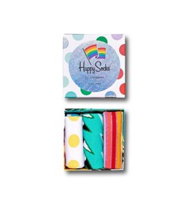 Носки Happy socks 3-Pack Mixed Pride Socks Gift Set XPRI08